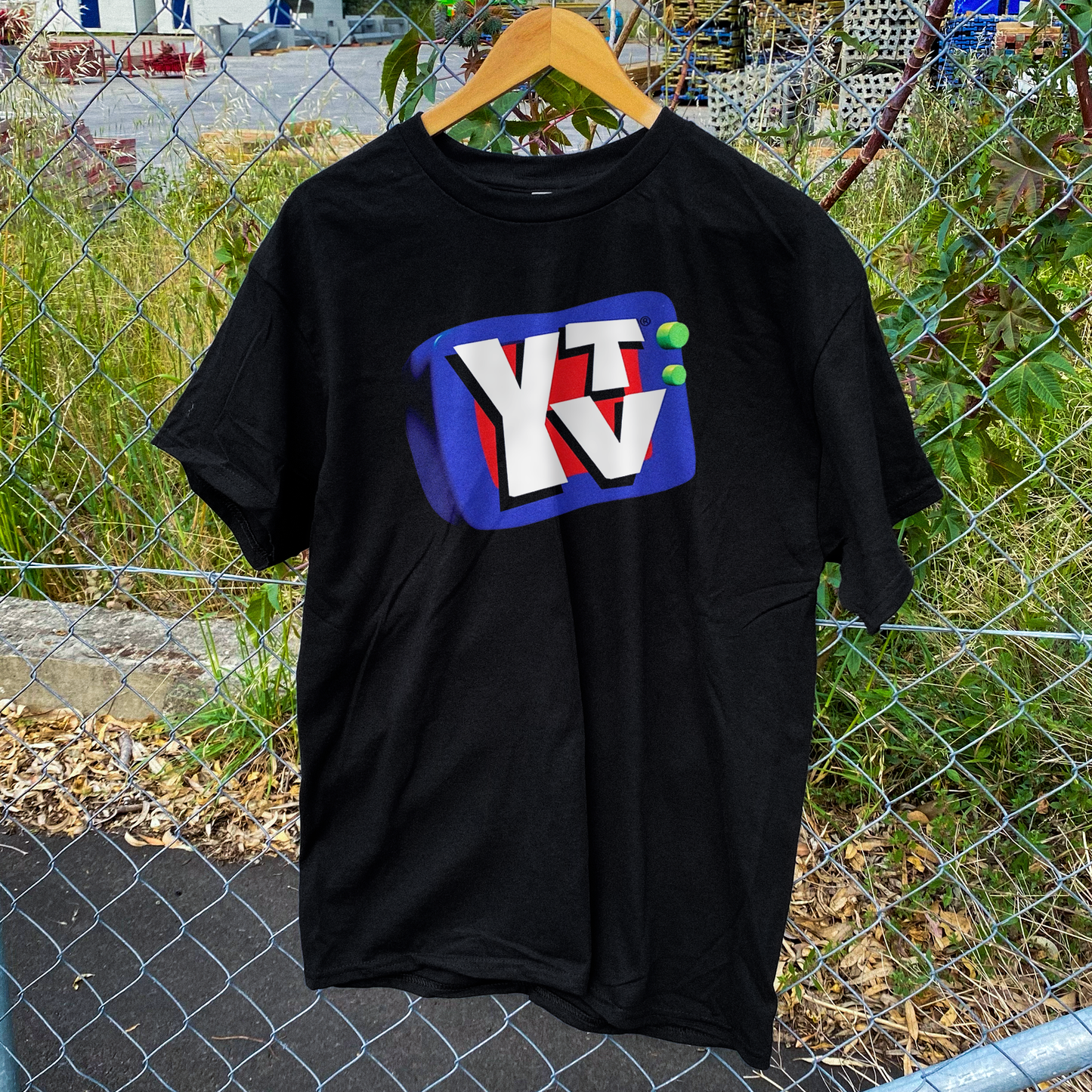 1994 PROMOTIONAL 'YTV' LOGO BLACK T-SHIRT