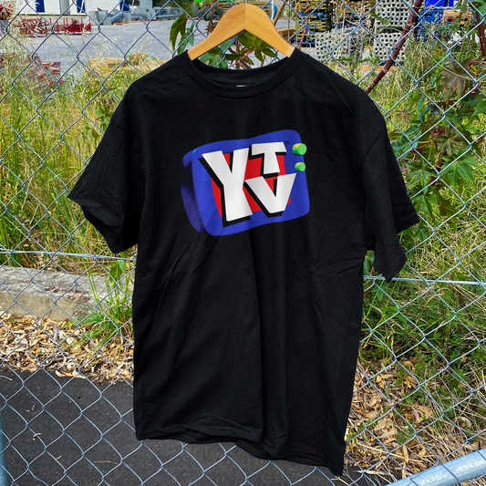 1994 PROMOTIONAL 'YTV' LOGO BLACK T-SHIRT