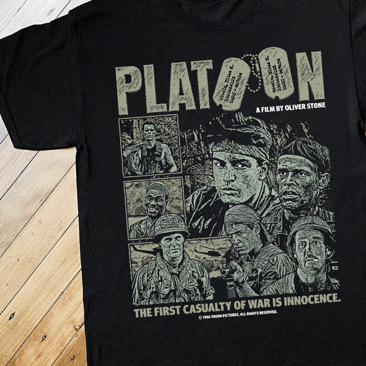 PLATOON BLACK T-SHIRT