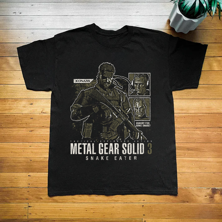 MGS 3 Snake Eater Black Tee