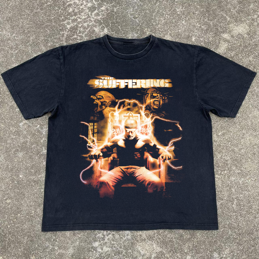 'THE SUFFERING' (2004) VINTAGE WASHED BLACK PROMO TEE