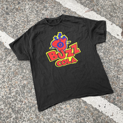 Hit 'N Run 'Buzz Cola' Black Vintage Wash Tee