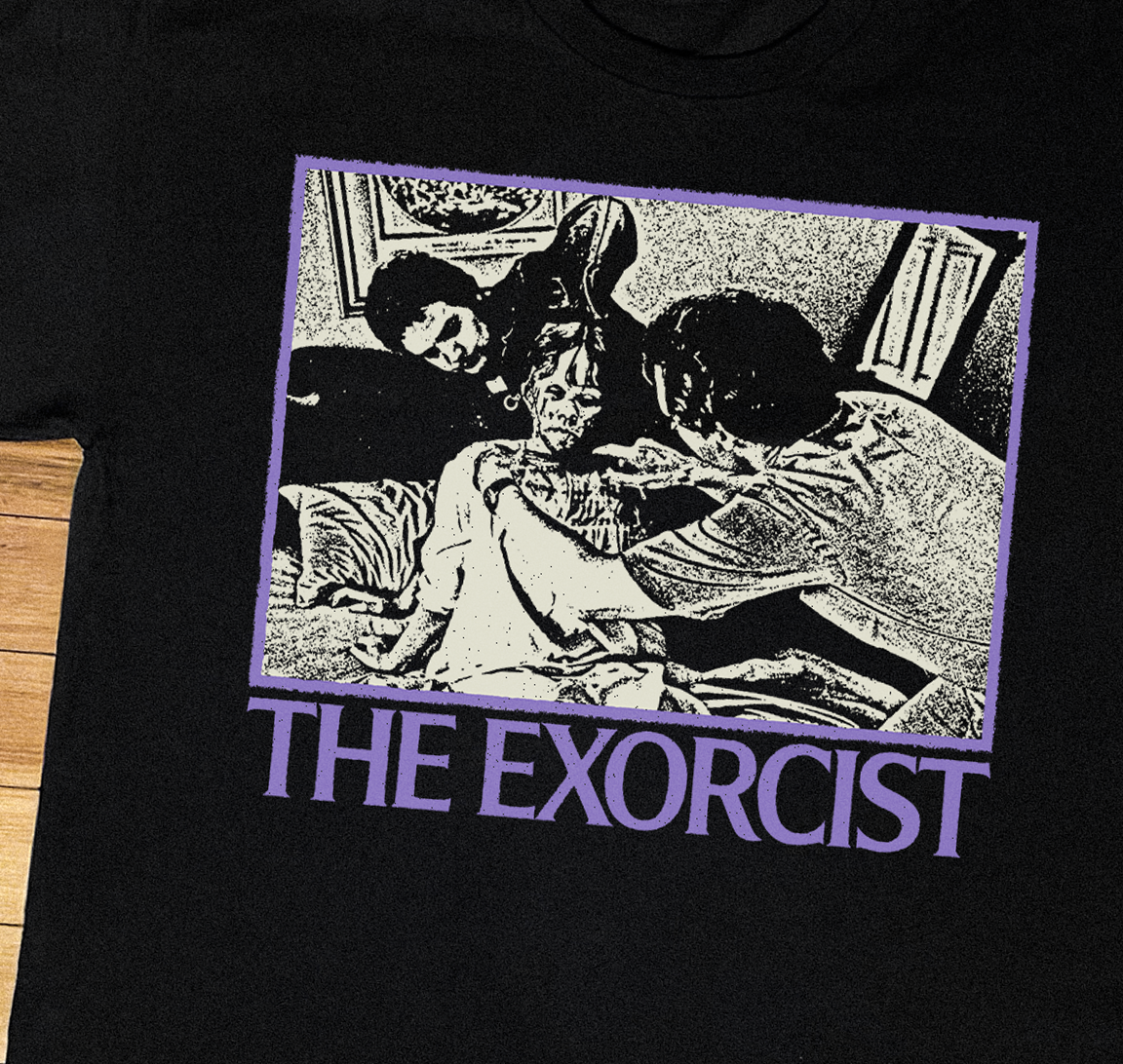 THE EXORCIST - BEHIND THE SCENES BLACK T-SHIRT