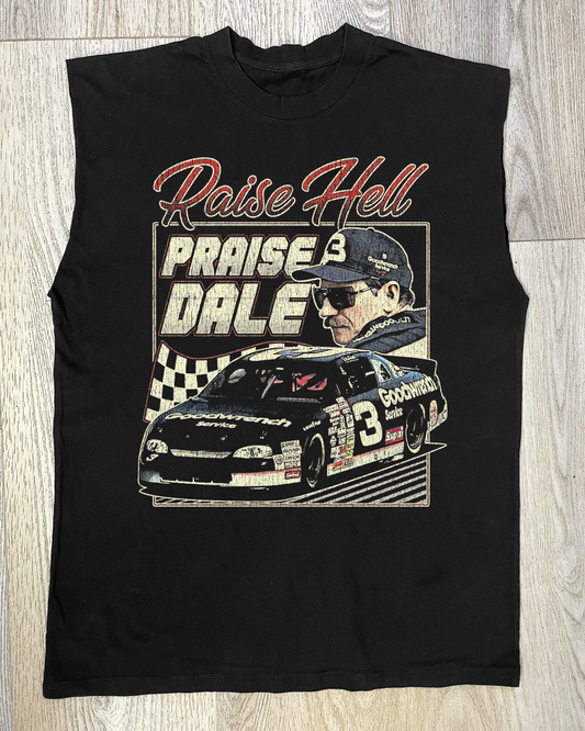 90'S DALE BLACK CUT OFF SHIRT