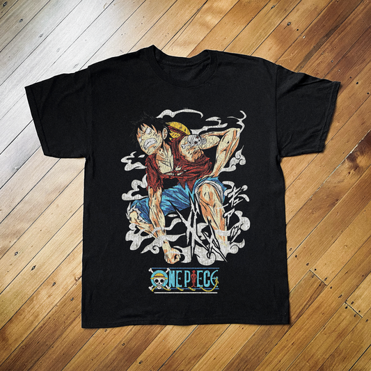 '99 ONE PIECE VINTAGE BLACK T-SHIRT