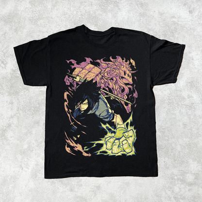 SASUKE VINTAGE BLACK T-SHIRT