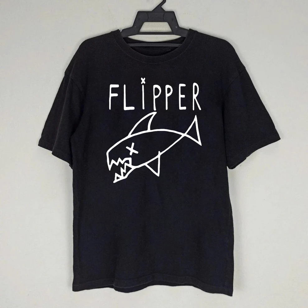 Flipper Punk Rock Vintage Black T-Shirt