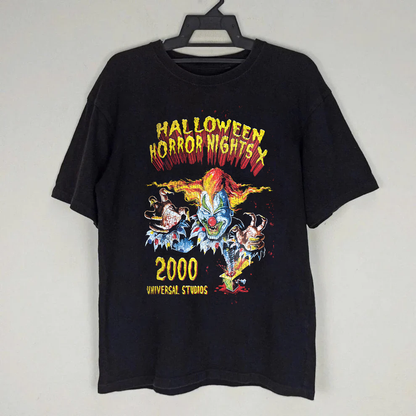 '00 Halloween Horror Nights Vintage Black T-Shirt