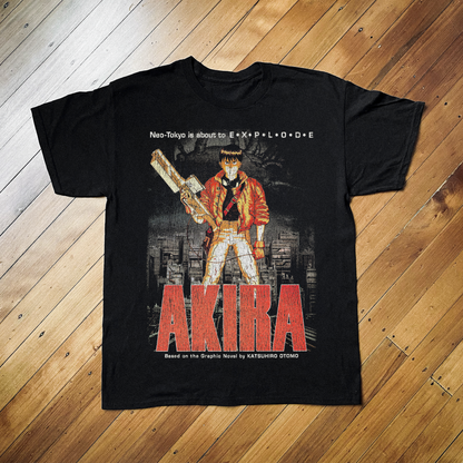 '87 AKIRA BLACK T-SHIRT