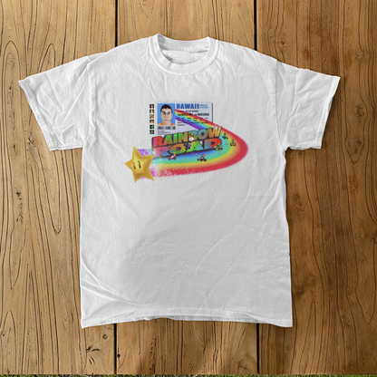 MCLOVIN 'RAINBOW ROAD' VINTAGE WASH PARODY TEE