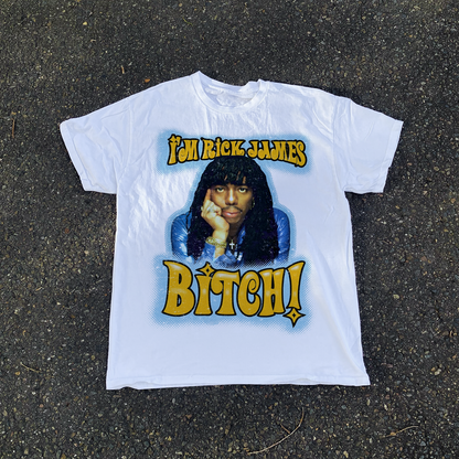 'Im Rick James' Chapelle Classic White Tee
