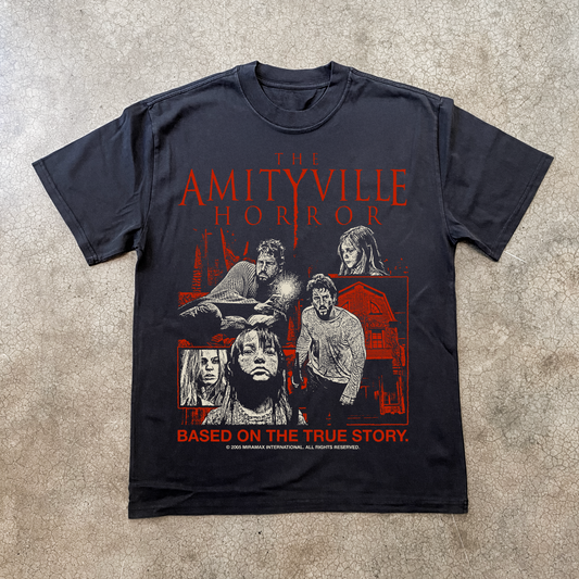 THE AMITYVILLE HORROR BLACK T-SHIRT