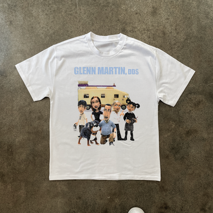 Glenn Martin Dds Vintage White T-Shirt