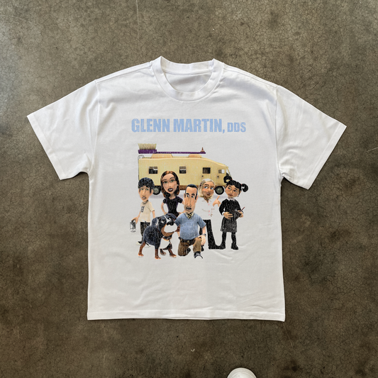 Glenn Martin Dds Vintage White T-Shirt