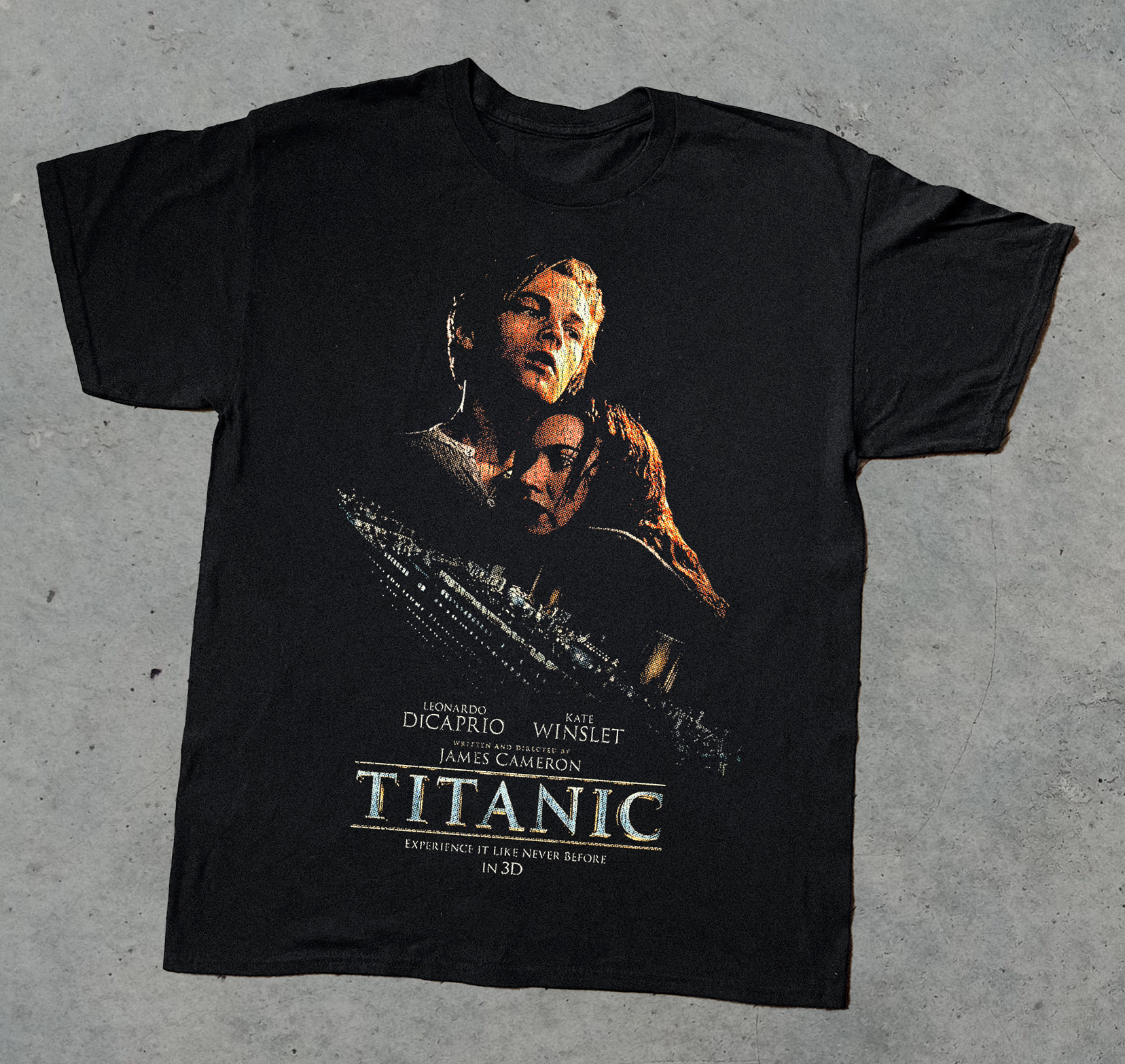 '97 TITANIC PROMO BLACK T-SHIRT