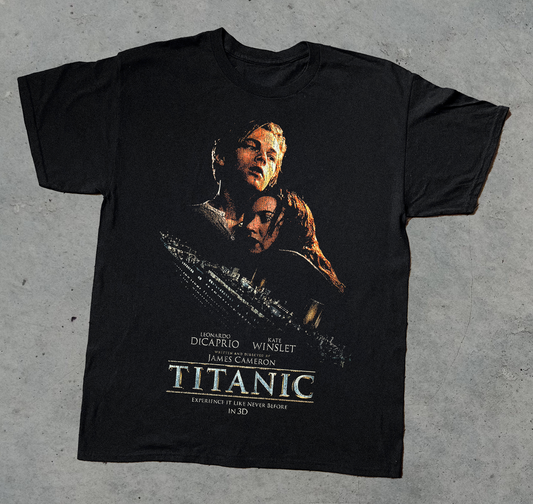 '97 TITANIC PROMO BLACK T-SHIRT