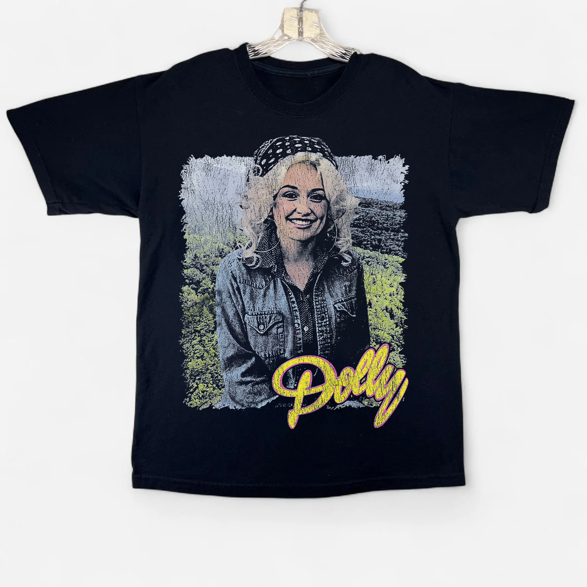 '90's DOLLY VINTAGE BLACK T-SHIRT