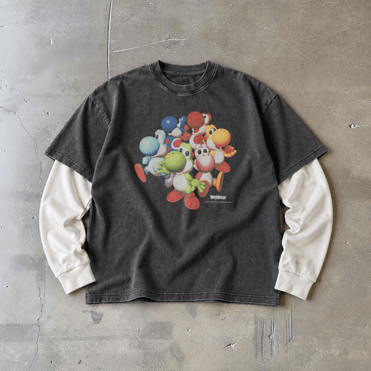 N64 'Yoshi Story' Vintage black and white Tee