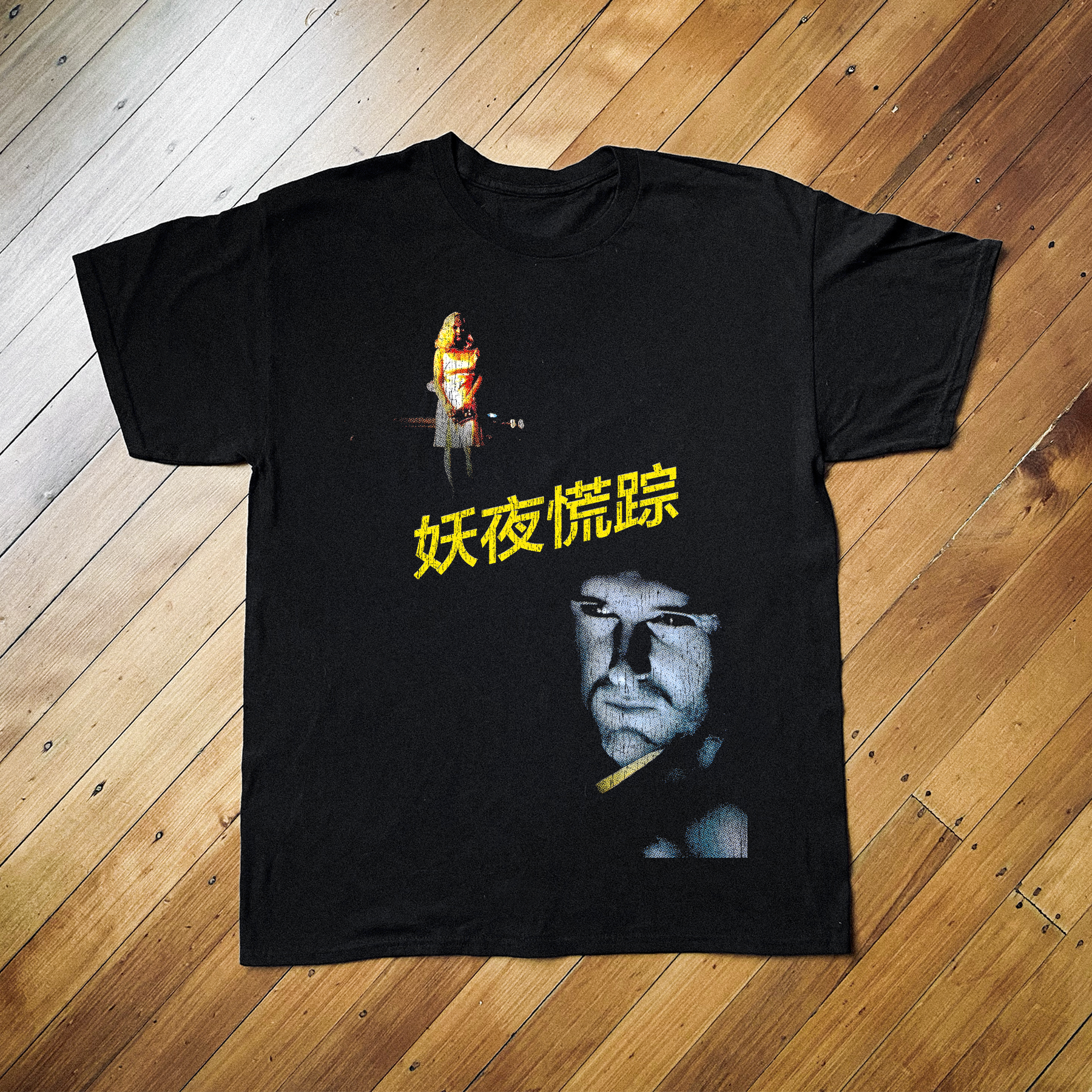 '97 LOST HIGHWAY JAPANESE PROMO VINTAGE BLACK T-SHIRT