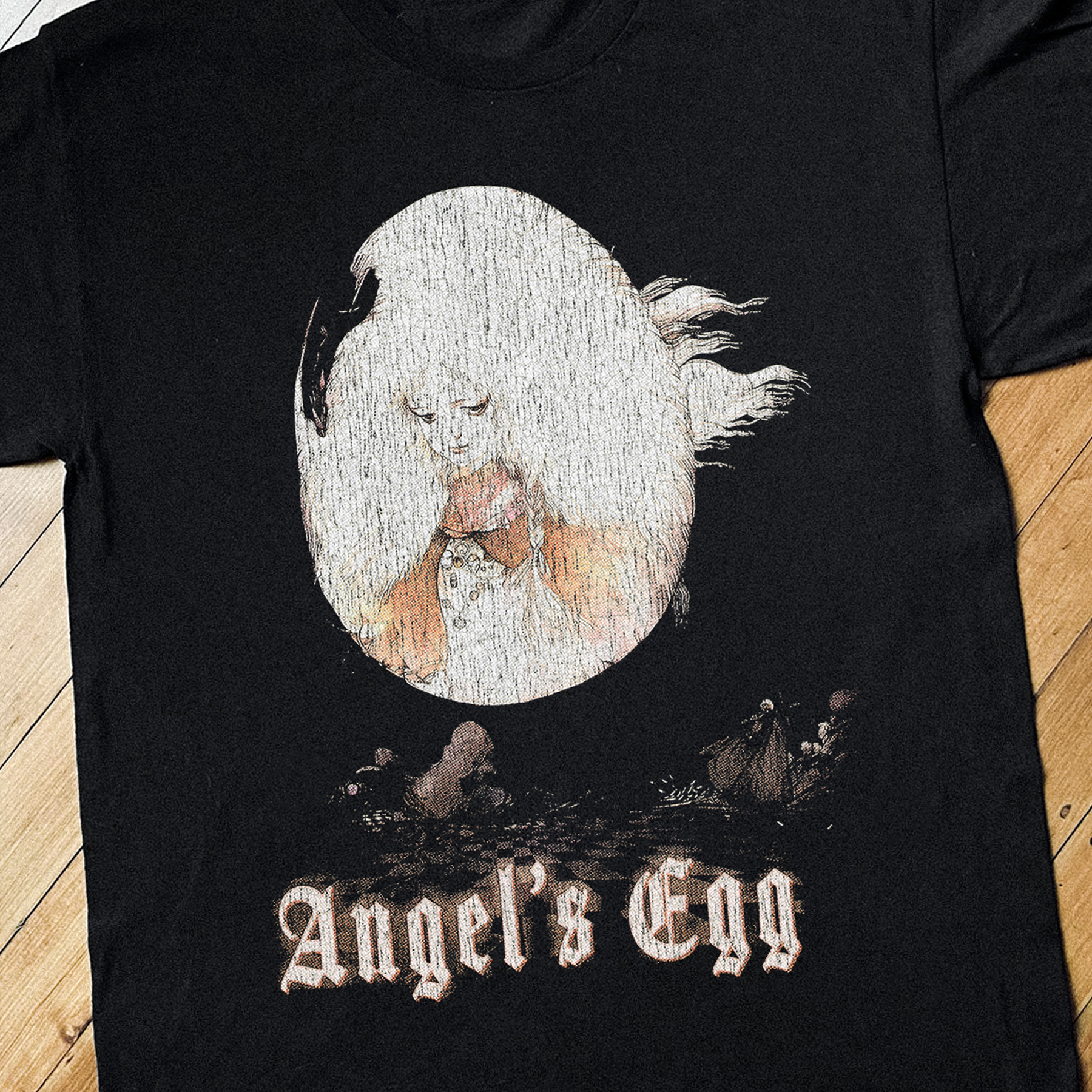 85 Angel'S Egg Black T-Shirt – Parallel