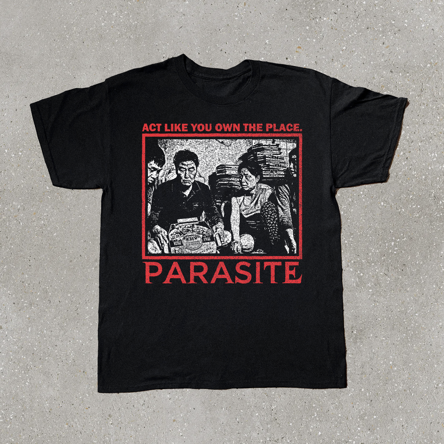 PARASITE BLACK T-SHIRT