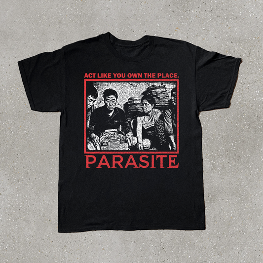 PARASITE BLACK T-SHIRT
