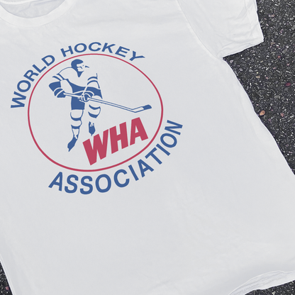 'WORLD HOCKE ASSOCIATION' WHITE T-SHIRT