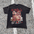KILLER 'SLAM DUNK' DISTRESSED BLACK T-SHIRT
