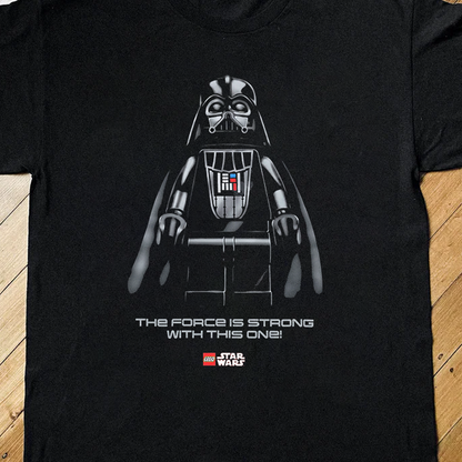 Lego Star Wars Darth Vader Black Tee