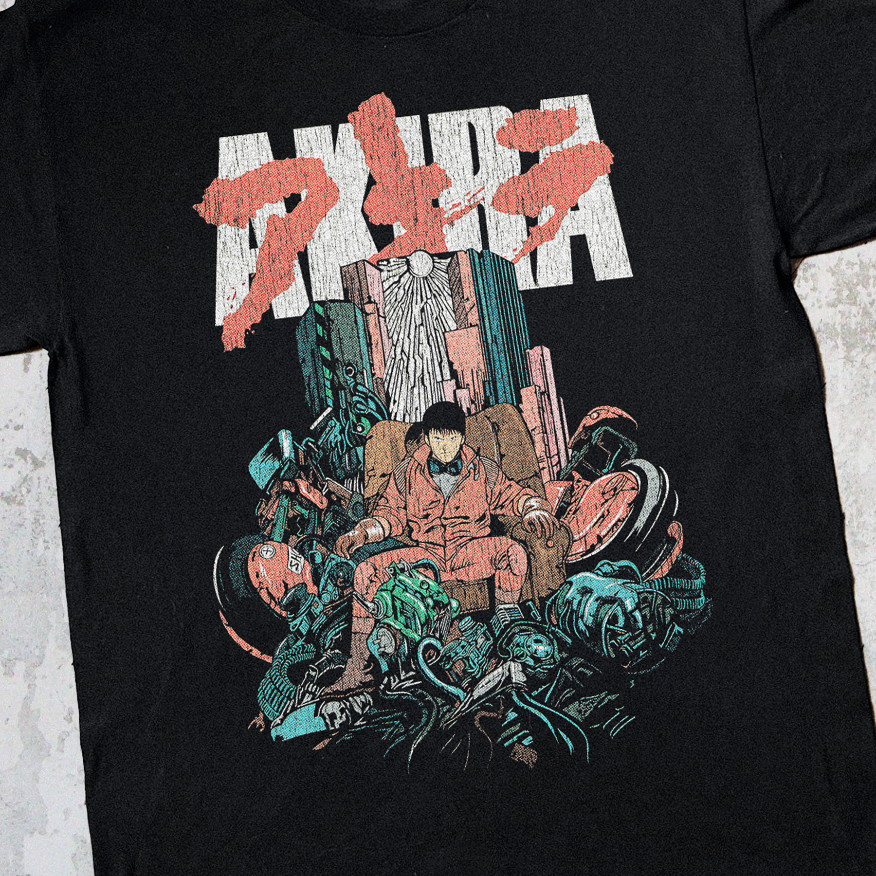 90'S AKIRA VINTAGE BLACK T-SHIRT