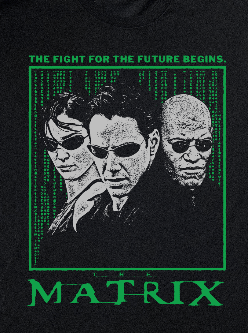 THE MATRIX BLACK T-SHIRT
