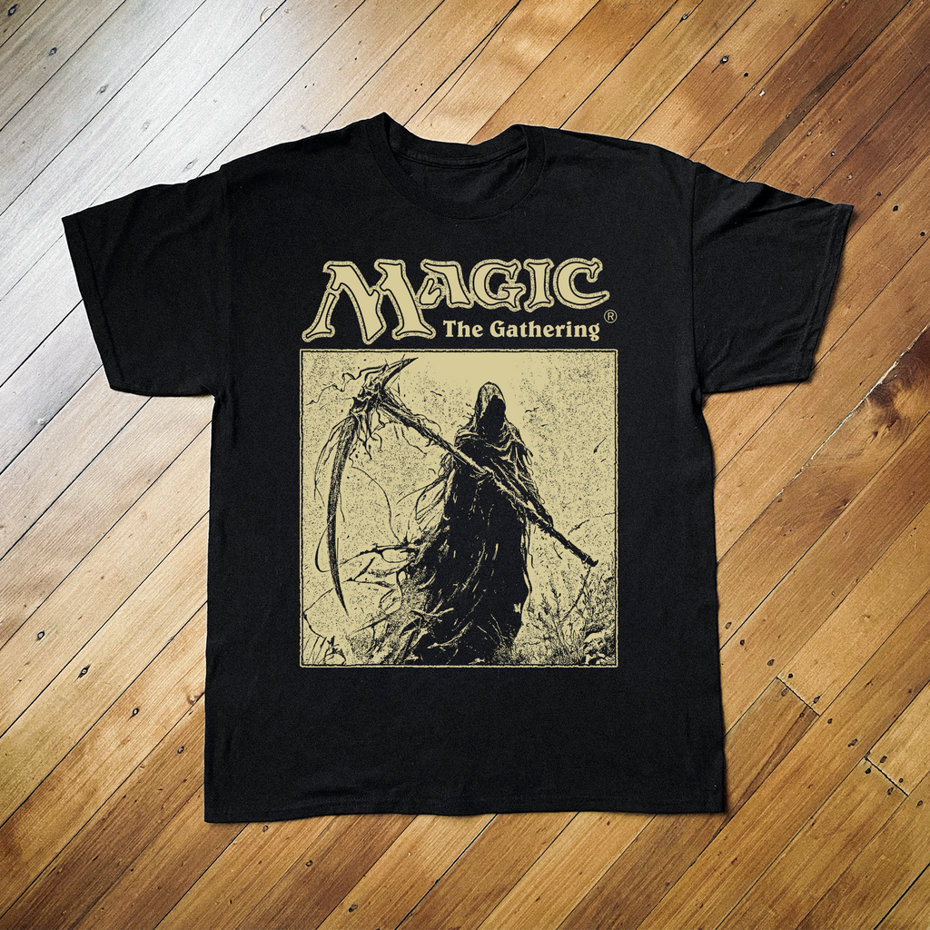 MAGIC THE GATHERING GRIM REAPER BLACK T-SHIRT – Parallel
