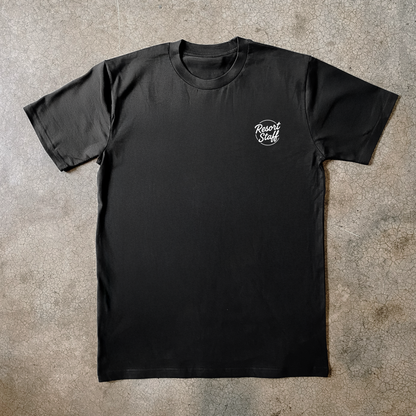 1987 'SAN JUNIPERO' RESORT STAFF UNIFORM BLACK T-SHIRT