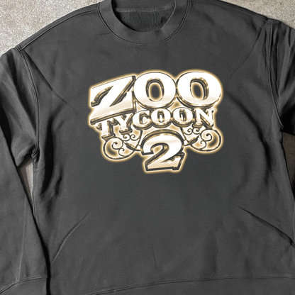 'ZOO TYCOON 2' BLACK CREWNECK JUMPER