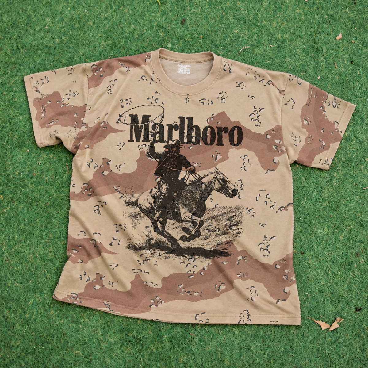 Marlboro Rugged Man Desert Camo Tee
