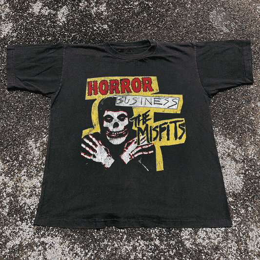 Misfits 'Horror Business' Black Vintage Washed Tee