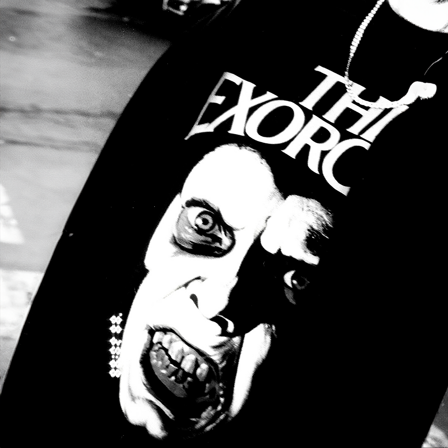 THE EXORCIST '40th ANNIVERSARY' PROMOTIONAL BLACK T-SHIRT