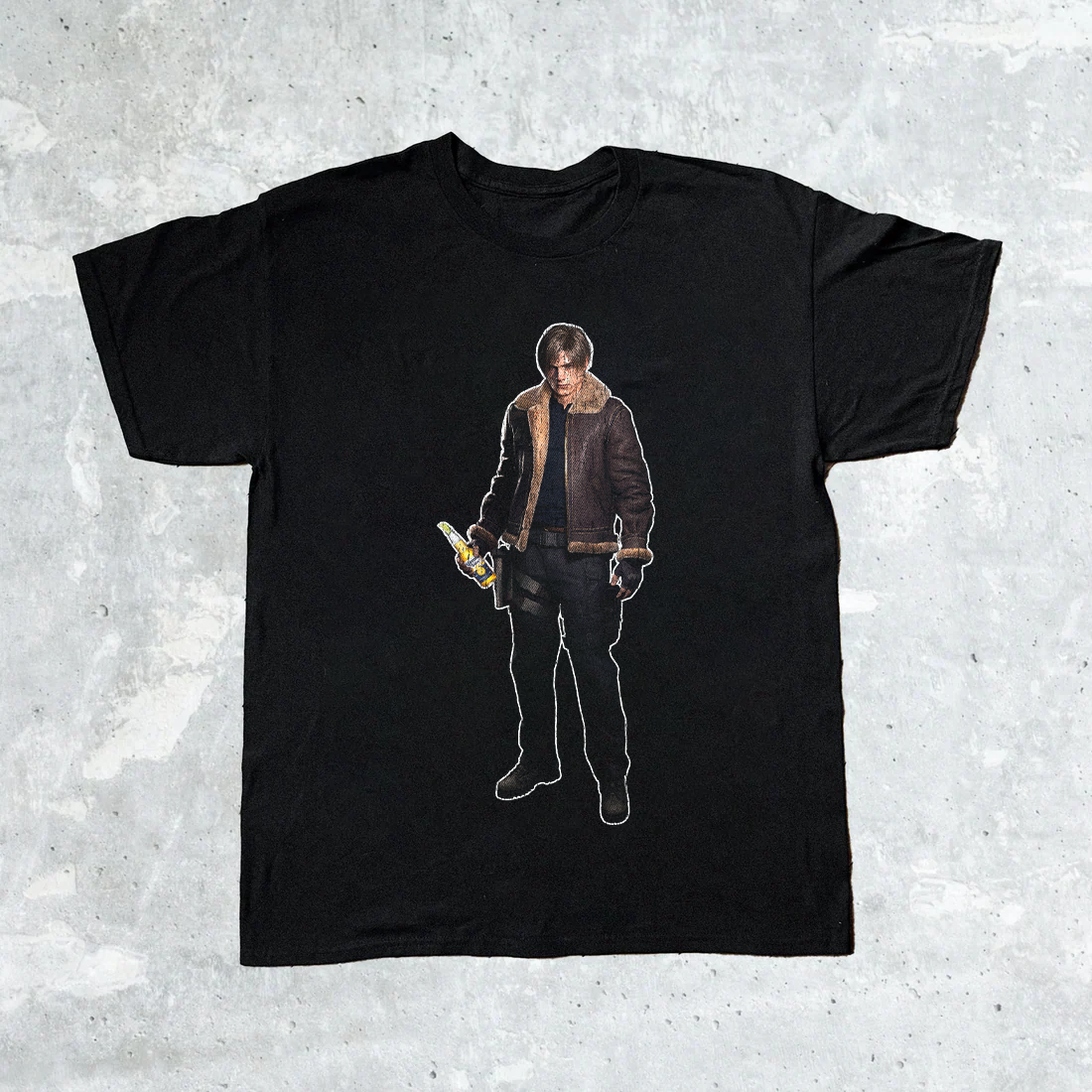 Resident Evil Leon X Corona Black Tee