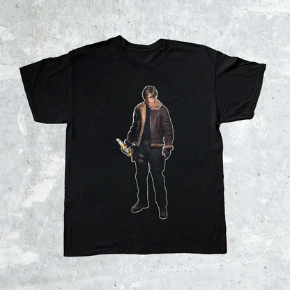 Resident Evil Leon X Corona Black Tee
