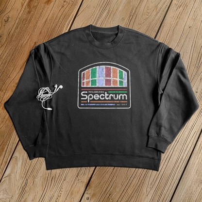 DEFUNCT 'PHILLY SPECTRUM' ARENA BLACK CREWNECK