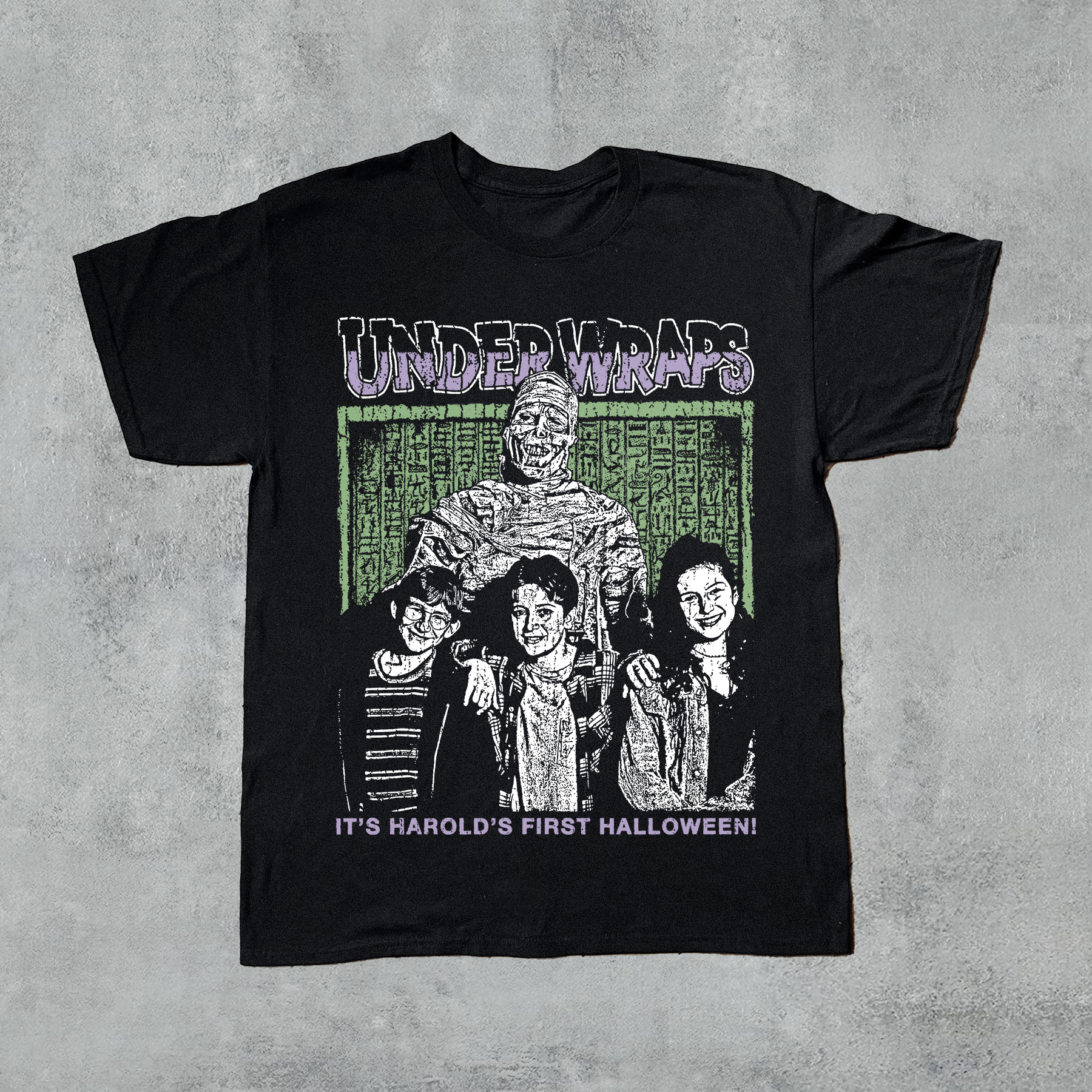 UNDER WRAPS BLACK T-SHIRT
