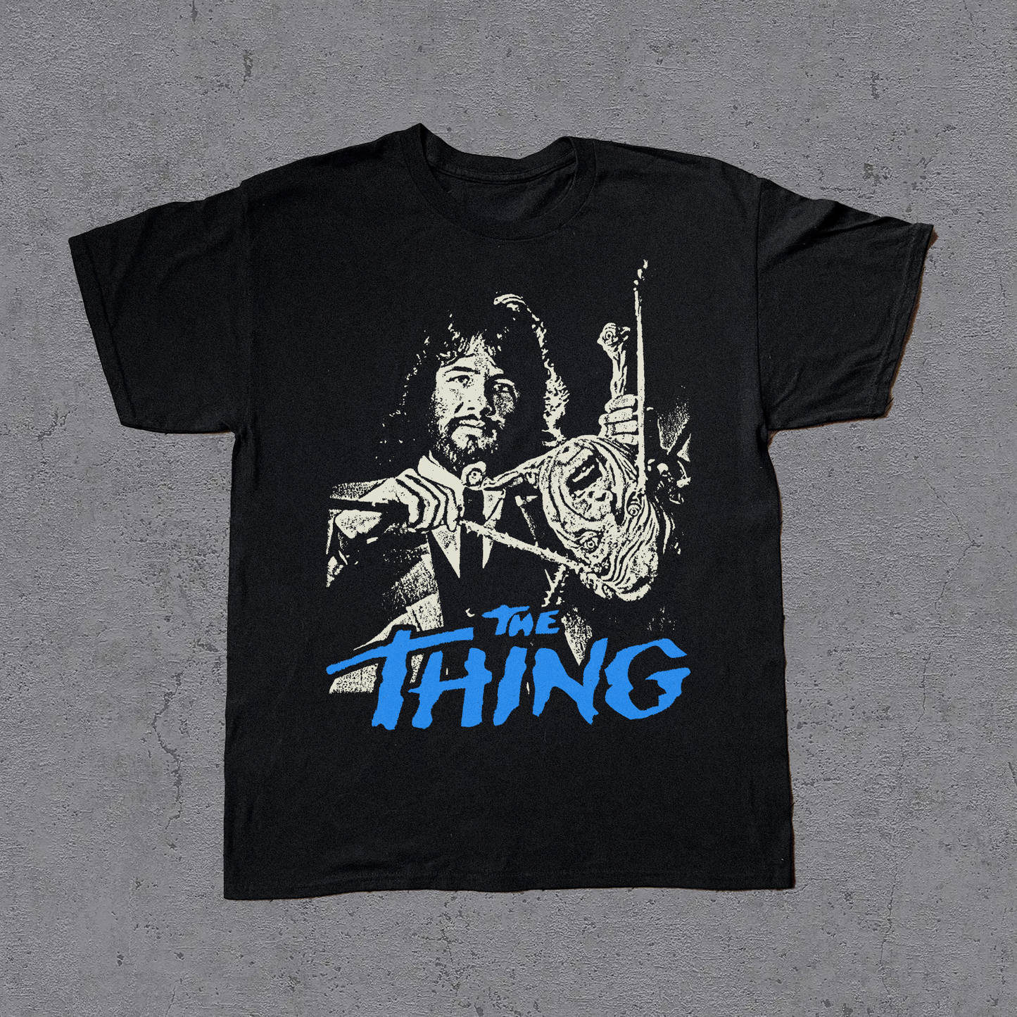 THE THING - BEHIND THE SCENES BLACK T-SHIRT