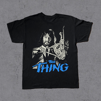 THE THING - BEHIND THE SCENES BLACK T-SHIRT