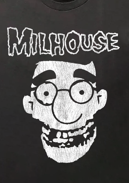 Milhouse Wants Your Skull Black T-Shirt
