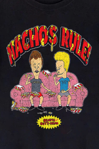 Nachos Rule Black Tee