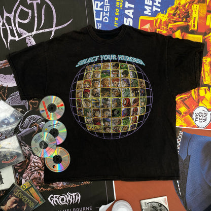 1998 'Capcom Vs Marvel' Select Washed Black Vintage Tee