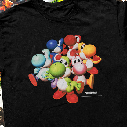 N64 'Yoshi Story' Vintage Washed Black Tee