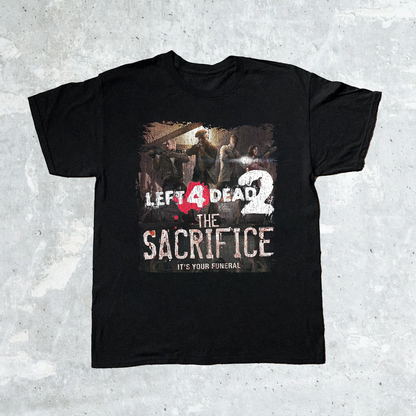 Left 4 Dead 2 The Sacrifice Black Tee