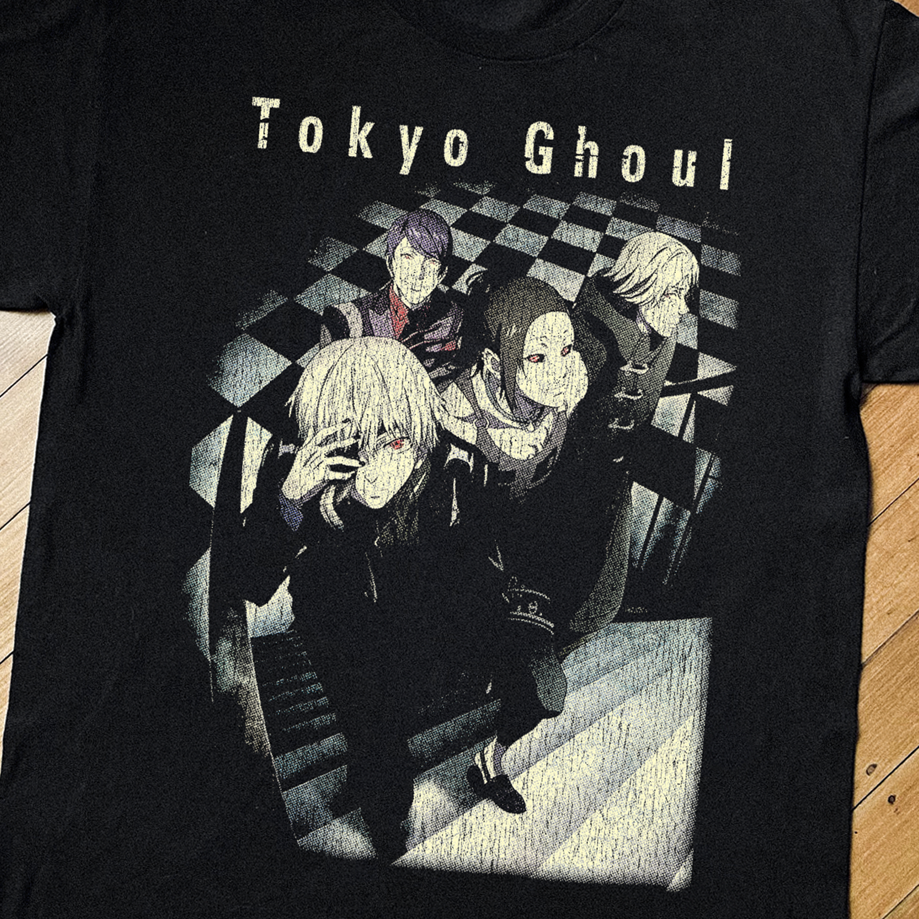 TOKYO GHOUL VINTAGE BLACK T-SHIRT
