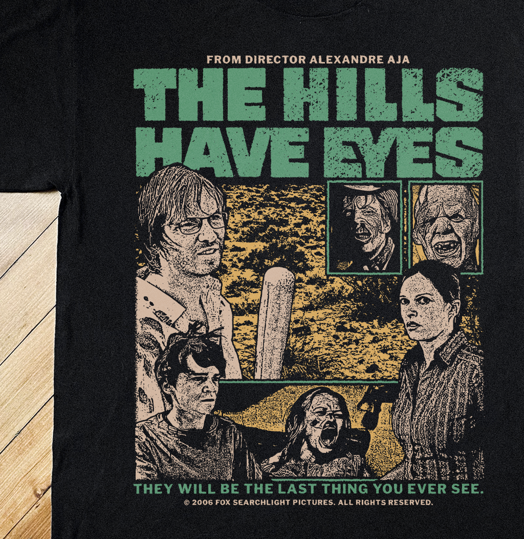 THE HILLS HAVE EYES BLACK T-SHIRT